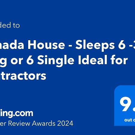 Canada House - Sleeps 6 -3 King Or 6 Single Ideal For Contractors Warrington  Exterior foto